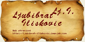 Ljubibrat Ilišković vizit kartica